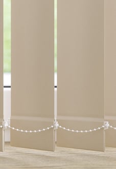 Trinity (Blackout), Riveria Sand - Vertical Blind Slats